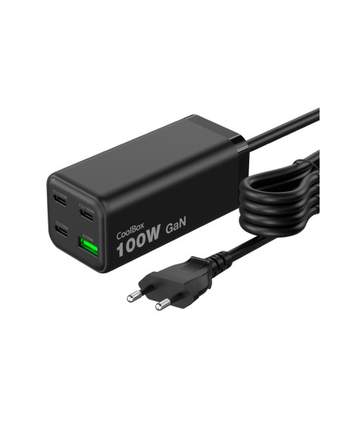 Estacion carga usb coolbox 100w gan