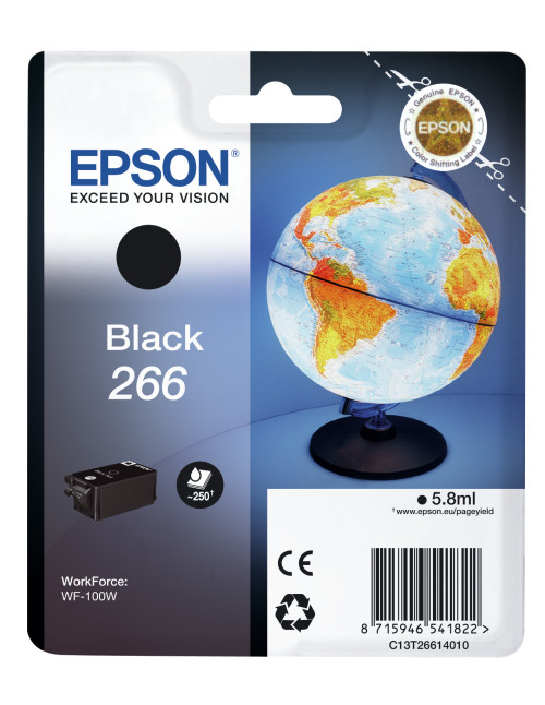 Cartucho tinta epson t266140 negro wf - 100w