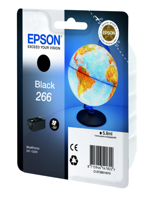 Cartucho tinta epson t266140 negro wf - 100w