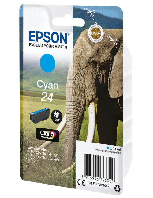 Cartucho tinta epson t270240 cian wf3000