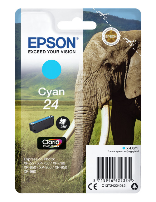 Cartucho tinta epson t270240 cian wf3000