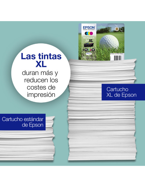 Multipack epson t3466 wf3720 3720dnf golf
