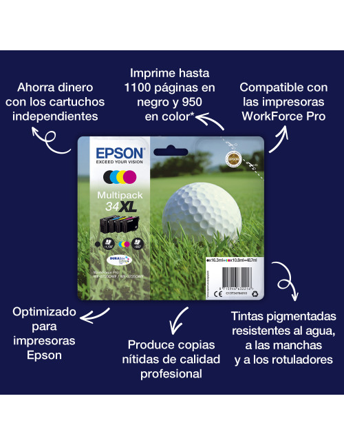 Cartucho tinta epson t3473 magenta xl
