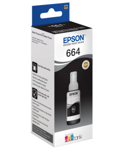 Cartucho ecotank epson 664 t664140 negro