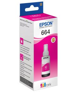 Cartucho ecotank epson 664 t664340 magenta