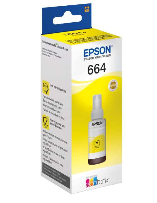 Cartucho ecotank epson 664 t664440 amarillo