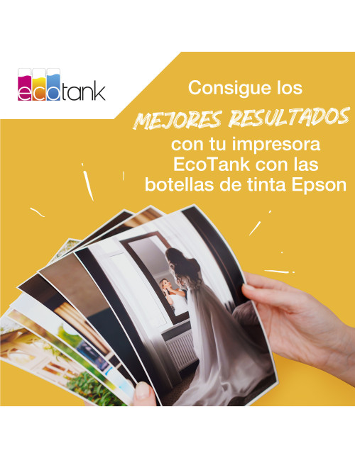 Cartucho ecotank epson t774140 negro 140ml