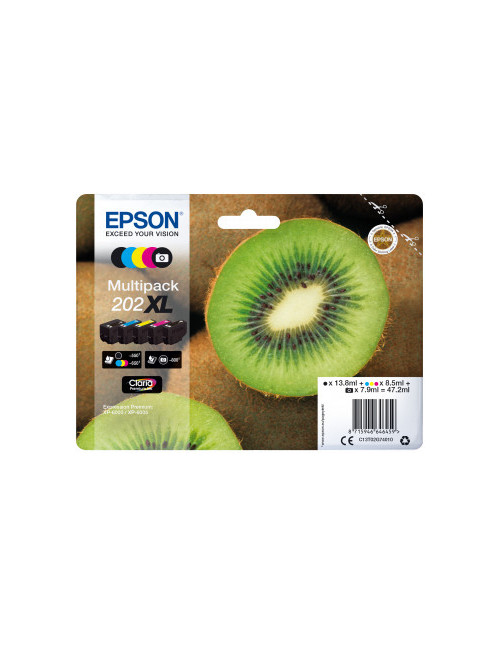 Multipack cartucho tinta epson 202xl c13t02g74010
