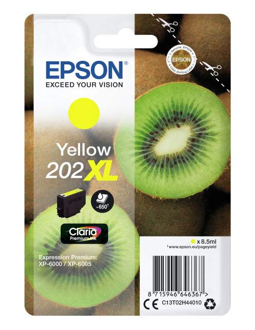 Cartucho tinta epson c13t02h44010 singlepack amarillo