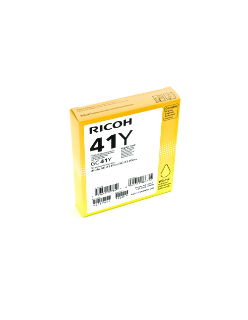 Cartucho gel ricoh gc - 41y amarillo (2500