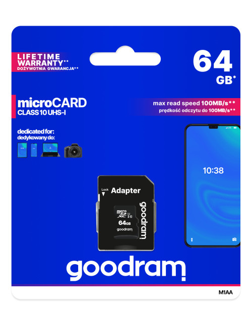 Goodram micro mem sd 64gb m1aa
