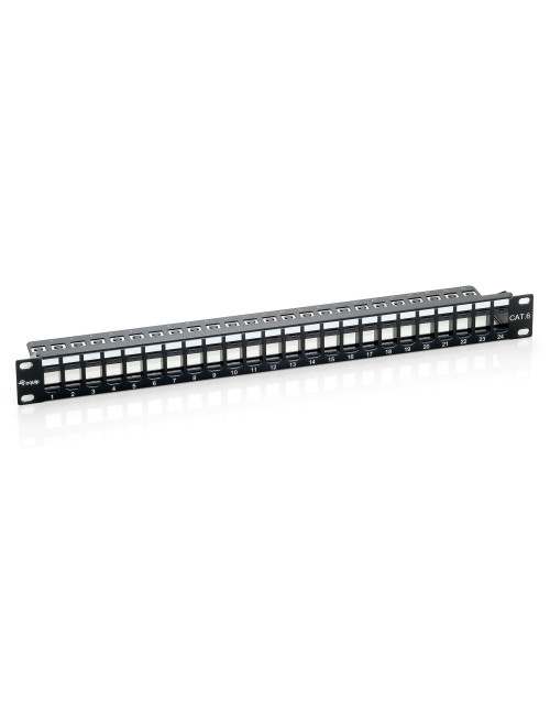 Patch panel equip vacio cat.6 24