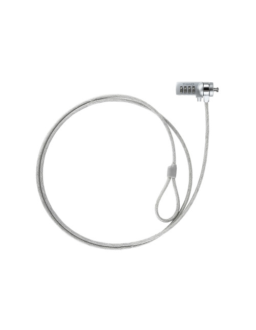 Cable seguridad tooq combinacion 1.5m ranura