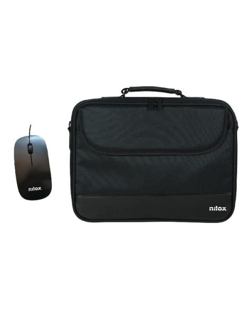 Maletin nilox duro + mouse raton
