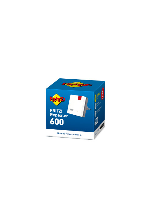 Repetidor wifi extensor cobertura fritz! 600mbps