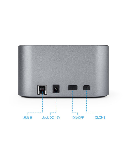 Docking station tooq hdd sdd 2.5 pulgadas
