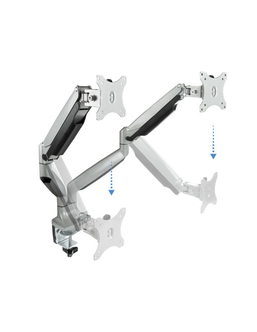 Soporte mesa monitor tooq db3132tnr - s 13 pulgadas - 32 pulgadas