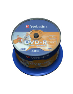 Verbatim dvd - r 4.7gb 16x tarrina 50