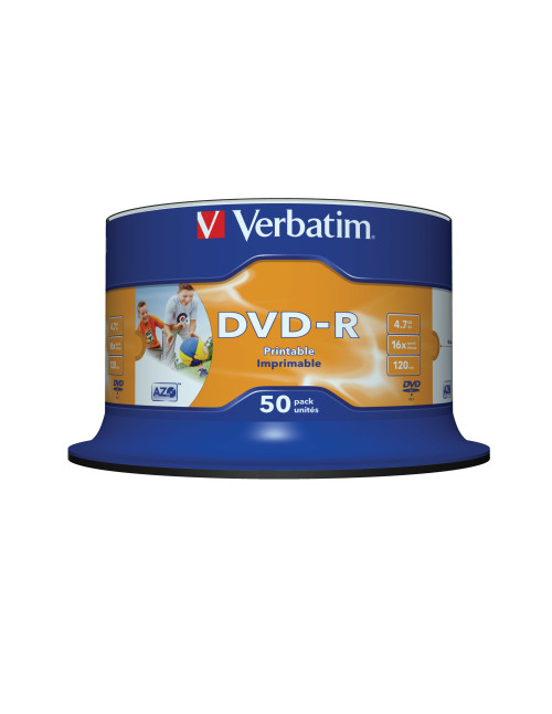 Verbatim dvd - r 4.7gb 16x tarrina 50