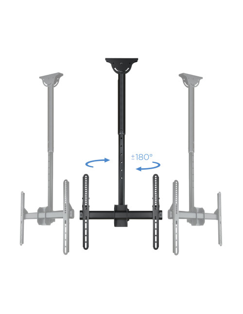 Soporte tv monitor tooq 23 pulgadas - 55 pulgadas giratoro