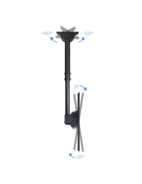 Soporte tv monitor tooq 23 pulgadas - 55 pulgadas giratoro