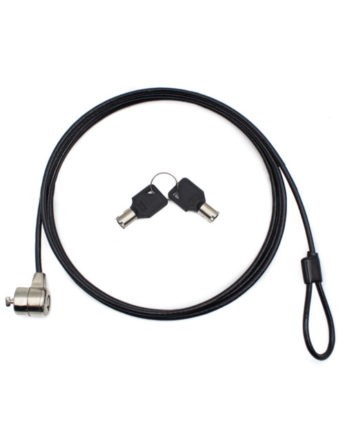 Cable seguridad portatil nilox con llave