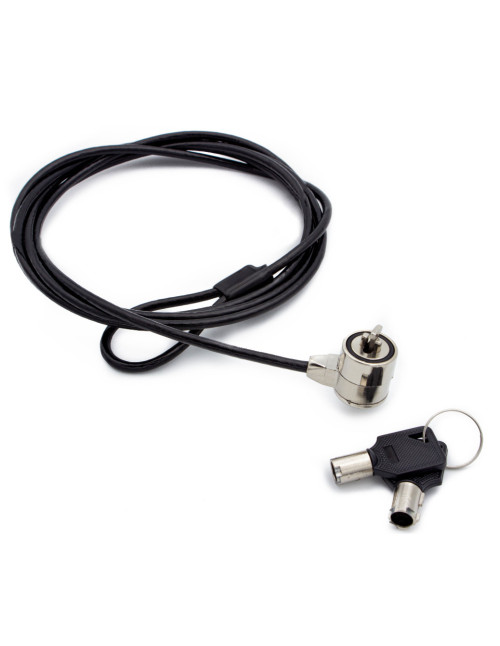 Cable seguridad portatil nilox con llave