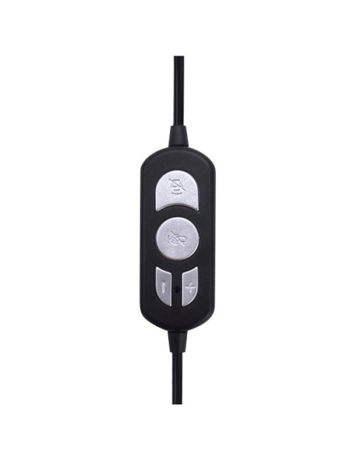 Auriculares nilox microfono control vol negro