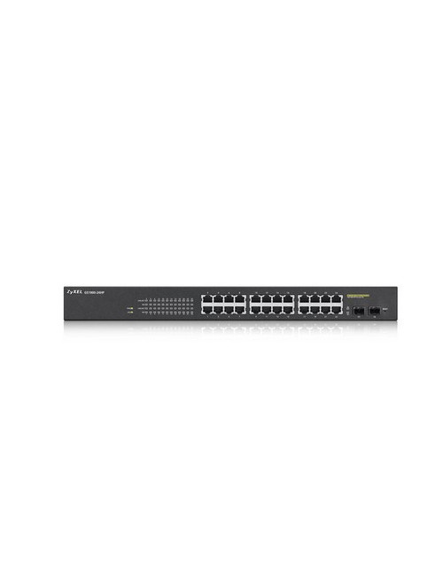 Switch 26 puertos zyxel gs1900 - 24hpv2 24