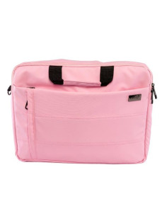 Maletin nilox style portatil 15.6 pulgadas rosa