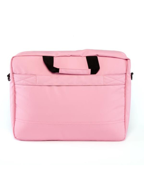 Maletin nilox style portatil 15.6 pulgadas rosa