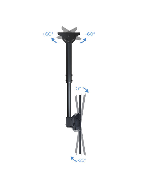Soporte techo tooq lpce1170tsli - b 37 pulgadas - 70 pulgadas carga