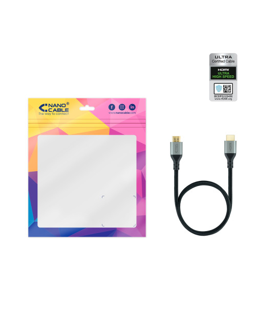 Cable hdmi 2.1 nanocable 1m macho - macho