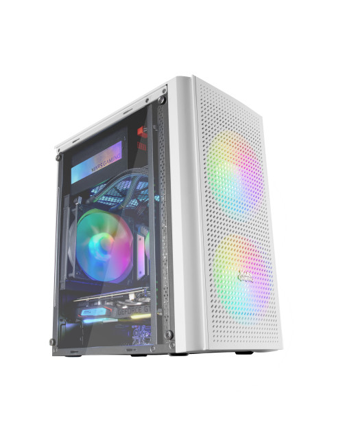 Caja ordenador mars gaming mc300w white