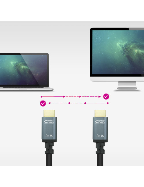 Cable hdmi 2.1 nanocable 8k 3m