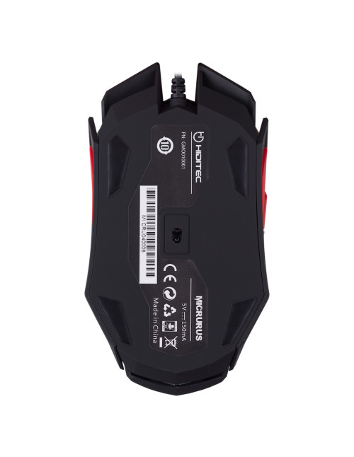 Mouse raton hiditec gaming micrurus 8.100dpi