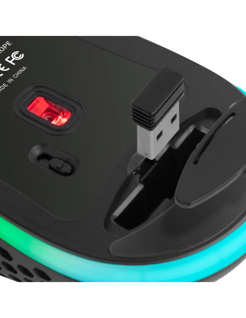 Mouse raton mars gaming wireless inalambrico