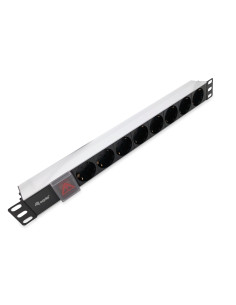 Regleta alimentacion equip rack 19 pulgadas 1u