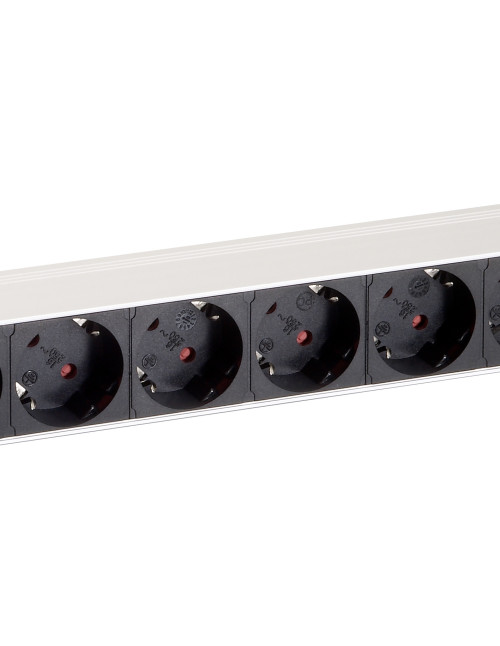 Regleta alimentacion equip rack 19 pulgadas 1u
