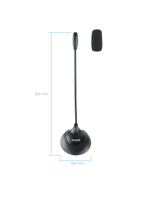 Microfono multimedia tooq tqmm - 213 fflexible jack