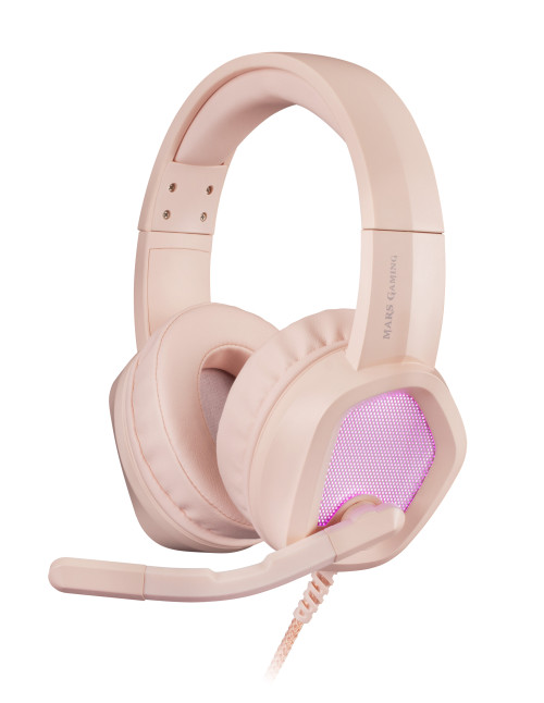 Auriculares mars gaming mh320 rosa jack