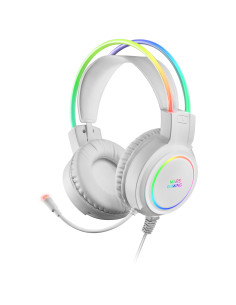 Auriculares mars gaming mhrgbw jack 3.5mm
