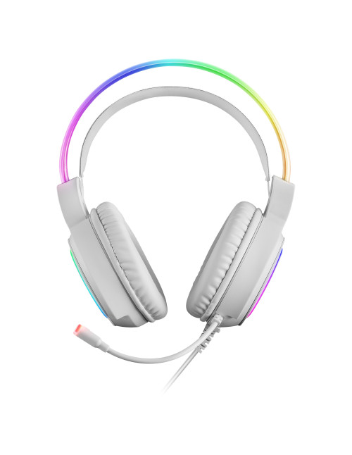 Auriculares mars gaming mhrgbw jack 3.5mm