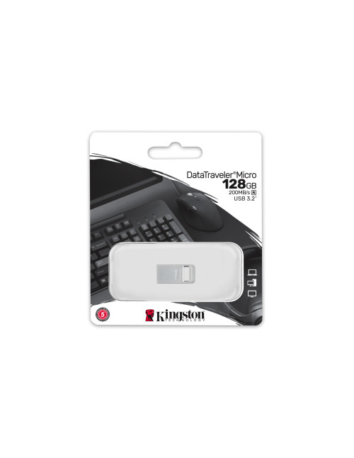 Memoria usb 3.2 kingston 128gb datatraveler