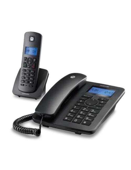 Kit telefono fijo + dect motorola
