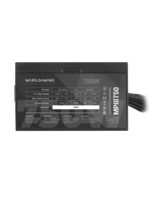 Fuente alimentacion mars gaming mpiii550 750w
