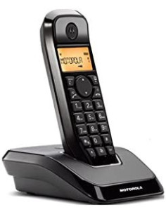 Telefono fijo motorola inalambrico s1201 negro