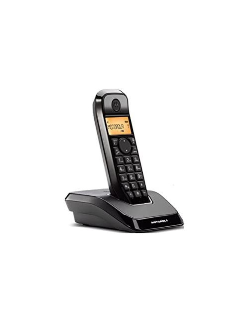 Telefono fijo motorola inalambrico s1201 negro