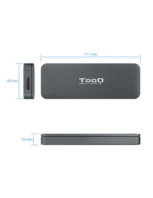 Caja externa tooq tqe - 2281g ssd m.2