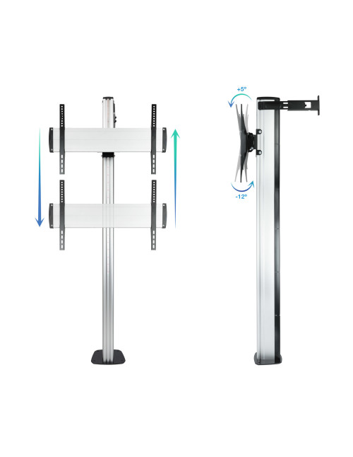 Soporte suelo tv tooq fs2270m - b 37 pulgadas - 70 pulgadas
